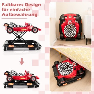 Costway Περπατούρα Μωρού 4 σε 1 με Ρυθμιζόμενο Ύψος & Αποσπώμενο Τ... Costway Περπατούρα Μωρού 4 σε 1 με Ρυθμιζόμενο Ύψος & Αποσπώμενο Τ...