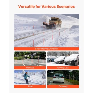 VEVOR 200 Τεμάχια Αντανακλαστικοί Οδηγοί Δρόμου 1/4 Διάμετρος 48 Στ... VEVOR 200 Τεμάχια Αντανακλαστικοί Οδηγοί Δρόμου 1/4 Διάμετρος 48 Στ...