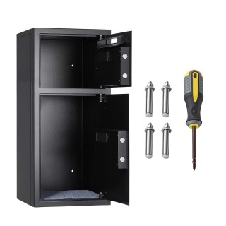 VEVOR Ασφαλής Θυρίδα 7.2 cu.ft, Διπλή Πόρτα με Κλειδαριά και Κωδικό... VEVOR Ασφαλής Θυρίδα 7.2 cu.ft, Διπλή Πόρτα με Κλειδαριά και Κωδικό...