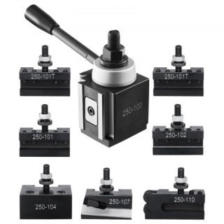 VEVOR Σετ 8 Τεμαχίων Βάσεις Εργαλείων Ταχείας Αλλαγής για Τόρνο 6-1...