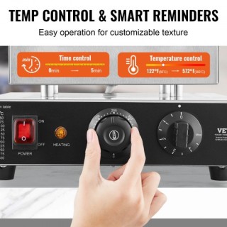 VEVOR Συσκευή για Ολλανδικές Τηγανίτες 9 Θέσεων 850W Αντικολλητική ... VEVOR Συσκευή για Ολλανδικές Τηγανίτες 9 Θέσεων 850W Αντικολλητική ...