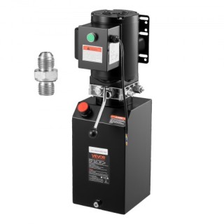 VEVOR Μονάδα Ισχύος Υδραυλικής Αντλίας 220V, 15Qt, Ενιαίος Δράσης, ... VEVOR Μονάδα Ισχύος Υδραυλικής Αντλίας 220V, 15Qt, Ενιαίος Δράσης, ...
