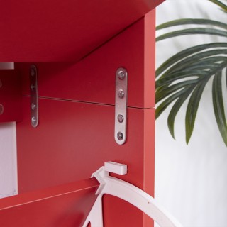 BAKAJI Ντουλάπα παπουτσιών 4 φύλλων με ράφια διπλού βάθους, χρώμα ... BAKAJI Ντουλάπα παπουτσιών 4 φύλλων με ράφια διπλού βάθους, χρώμα ...