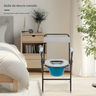 BAKAJI Πτυσσόμενη Καρέκλα Τουαλέτας με Αποσπώμενο Δοχείο 45.5x46x8... BAKAJI Πτυσσόμενη Καρέκλα Τουαλέτας με Αποσπώμενο Δοχείο 45.5x46x8...