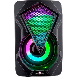 BAKAJI Σετ 2 Ηχεία Gaming PC με LED RGB, USB, Bluetooth/Aux 02838925