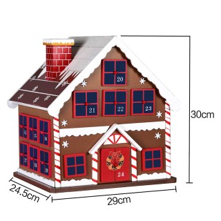 BAKAJI Χριστουγεννιάτικο Ημερολόγιο Αντίστροφης Μέτρησης Ξύλινο Σπι... BAKAJI Χριστουγεννιάτικο Ημερολόγιο Αντίστροφης Μέτρησης Ξύλινο Σπι...