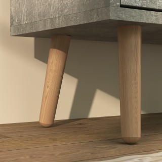 HOMCOM Κινητή Σκαπιέρα με 4 Ανακλινόμενα Συρτάρια σε 2 Επίπεδα για ... HOMCOM Κινητή Σκαπιέρα με 4 Ανακλινόμενα Συρτάρια σε 2 Επίπεδα για ...