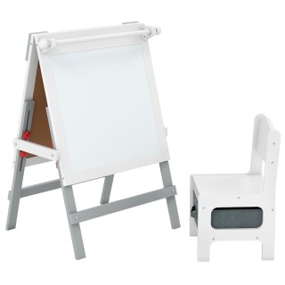 Costway Παιδική Ρυθμιζόμενη Καβαλέτο με Καρέκλα και Διπλής Όψης Πίν... Costway Παιδική Ρυθμιζόμενη Καβαλέτο με Καρέκλα και Διπλής Όψης Πίν...
