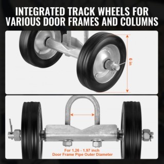 VEVOR Σετ Συρόμενης Πύλης 6” Βαρέως Τύπου Κυλιόμενος Μηχανισμός για... VEVOR Σετ Συρόμενης Πύλης 6” Βαρέως Τύπου Κυλιόμενος Μηχανισμός για...