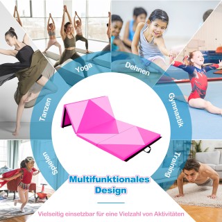 Costway Πτυσσόμενο Στρώμα Γυμναστικής 240 x 117 x 5 cm με Υψηλής Πυ...