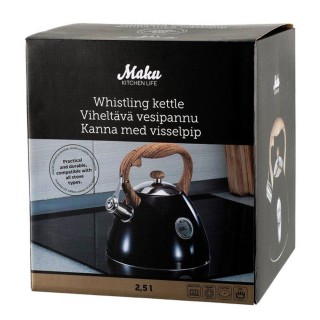 BAKAJI Βραστήρας Νερού Σφυρίχτρας από Ανοξείδωτο Ατσάλι 2,5 Λίτρων... BAKAJI Βραστήρας Νερού Σφυρίχτρας από Ανοξείδωτο Ατσάλι 2,5 Λίτρων...