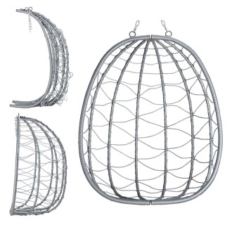 Κρεμαστή Αιώρα / Κούνια / Πολυθρόνα Κήπου Κούνια Μεταλλική 198 x 95...