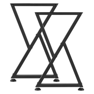 VEVOR Ατσάλινα Πόδια Τραπεζιού Ζ, 740 x 472 mm, Σετ 2 Τεμαχίων, Μαύ... VEVOR Ατσάλινα Πόδια Τραπεζιού Ζ, 740 x 472 mm, Σετ 2 Τεμαχίων, Μαύ...