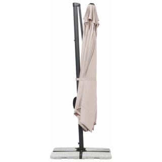 BAKAJI  Ομπρέλα Κήπου Αποκεντρωμένη Ρώμη 2,5 x 2,5 μ. Αλουμίνιο Κεκ...