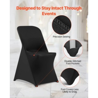VEVOR Καλύμματα Καρεκλών 30 Τεμαχίων, Πολυεστερικά και Ελαστικά, γι...