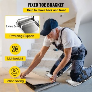 VEVOR Γονυπετηρίδες Σκυροδέματος 30 x 8 με Ιμάντες  HNTXGB30X8WHD00...