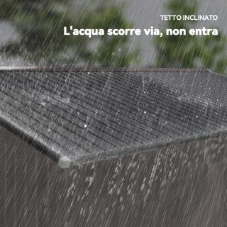 Outsunny Καλύβα Κήπου με 2 Συρόμενες Πόρτες και 4 Αεραγωγούς από Ατ... Outsunny Καλύβα Κήπου με 2 Συρόμενες Πόρτες και 4 Αεραγωγούς από Ατ...