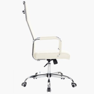 BAKAJI Καρέκλα Γραφείου από Συνθετικό Δέρμα Μπεζ Περιστρεφόμενη Πο... BAKAJI Καρέκλα Γραφείου από Συνθετικό Δέρμα Μπεζ Περιστρεφόμενη Πο...