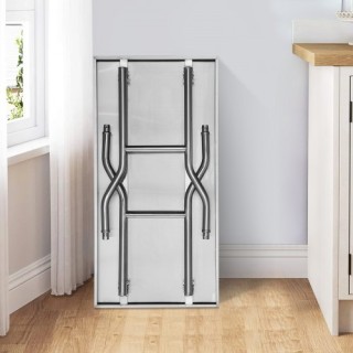 Πτυσσόμενο Επαγγελματικό Τραπέζι VEVOR 48x24, Ανοξείδωτο Ατσάλι, 77... Πτυσσόμενο Επαγγελματικό Τραπέζι VEVOR 48x24, Ανοξείδωτο Ατσάλι, 77...