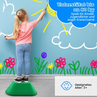 Costway Αντιολισθητικές Ισορροπιστικές Πέτρες Παιδιών για Εσωτερικό...