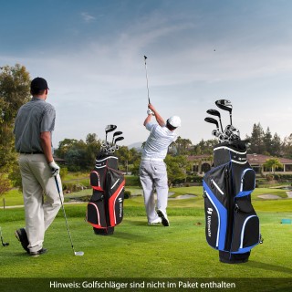 Costway Κόκκινη Τσάντα Τρόλεϊ Γκολφ με 14 Θήκες και Ψυγείο SP37905RE Costway Κόκκινη Τσάντα Τρόλεϊ Γκολφ με 14 Θήκες και Ψυγείο SP37905RE