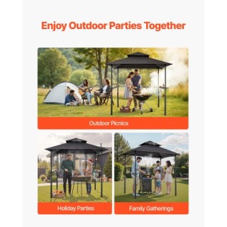 Κιόσκι Ψησταριάς με Ράφια 2430 x 1500 x 2500 mm TZSKLTHJG85FJJTRS00...