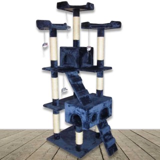 BAKAJI Ονυχοδρόμιο για Γάτες με Σχοινί Sisal και Παιχνίδια 170cm Μπ...