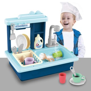 BAKAJI  Νεροχύτης Παιχνίδι Κουζίνας με Ρεαλιστική Βρύση Νερού  0281...