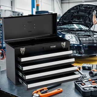 VEVOR Φορητή Μεταλλική Εργαλειοθήκη 20.5 ιντσών με 4 Συρτάρια CTSBX... VEVOR Φορητή Μεταλλική Εργαλειοθήκη 20.5 ιντσών με 4 Συρτάρια CTSBX...