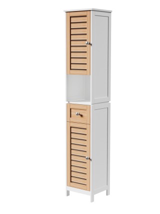 Galileo Κολώνα Ντουλάπι MDF Λακαρισμένο με 2 Πόρτες και 1 Συρτάρι 3...