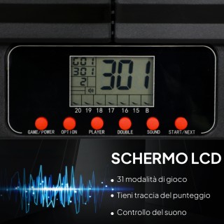 SPORTNOW Ηλεκτρονικός Στόχος Βελών με 6 Βέλη και Οθόνη LCD για 31 Π...