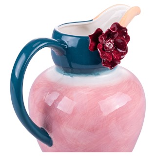 Villa DEste  Κανάτα pappagallo 2,2 L από χειροποίητη πορσελάνη ζωγρ...