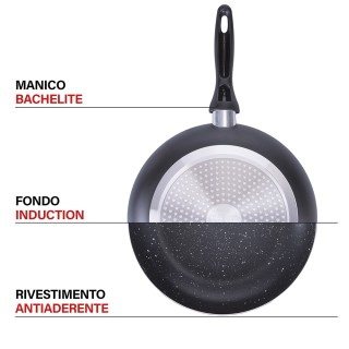 Galileo Σετ 2 Τηγανιών 24 και 28 εκ. με Αντικολλητική Επίστρωση για...