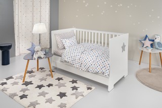 Guy Laroche Σετ 3τμχ Βρεφικά Σεντόνια Cosmos Sky 115x170, 111009222...