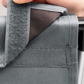 BAKAJI Πτυσσόμενο Καλάθι Απλύτων 3 Θέσεων Μεταλλικό & Υφασμάτινο, 6...