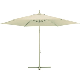 BAKAJI Ομπρέλα Κήπου Αποκεντρωμένη 3x3μ Πλήρης Άμμος Μεταλλικός Πάσ...