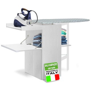 Shally Dogan Φορητή Σιδερώστρα Εξοικονόμησης Χώρου Λευκή 55x38x90.5...