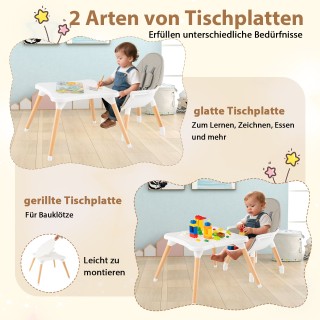 Costway Πολυλειτουργική Καρέκλα Φαγητού για Μωρά & Νήπια 6-σε-1 με... Costway Πολυλειτουργική Καρέκλα Φαγητού για Μωρά & Νήπια 6-σε-1 με...