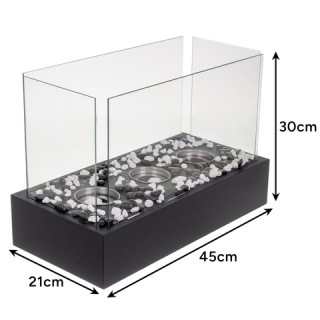 Kaminer Επιτραπέζιο Τζάκι Βιοαιθανόλης 45x29x20-5cm Εσωτερικού και ... Kaminer Επιτραπέζιο Τζάκι Βιοαιθανόλης 45x29x20-5cm Εσωτερικού και ...