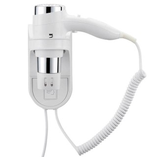 BAKAJI  Σεσουάρ Τοίχου Ξενοδοχείου Χρώμιο Πιστολάκι Μαλλιών Μπάνιο ...