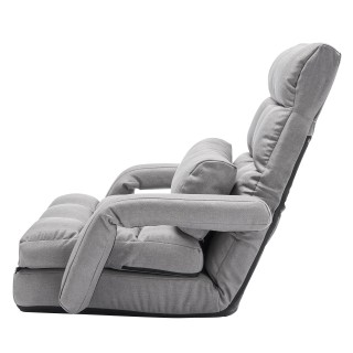 Πολυθρόνα Δαπέδου με 5 Ρυθμιζόμενες Θέσεις και Μπράτσα 64 x 63 x 69... Πολυθρόνα Δαπέδου με 5 Ρυθμιζόμενες Θέσεις και Μπράτσα 64 x 63 x 69...