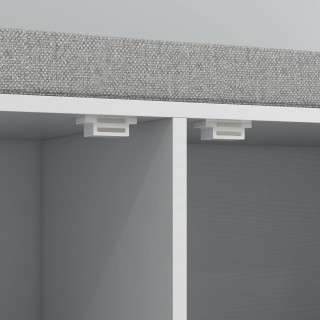 HOMCOM Πάγκος Παπουτσοθήκη με 2 Ντουλάπια και Μαξιλάρι, από Ύφασμα... HOMCOM Πάγκος Παπουτσοθήκη με 2 Ντουλάπια και Μαξιλάρι, από Ύφασμα...