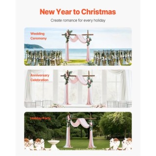 VEVOR Σετ Τεχνητών Λουλουδιών Γάμου Ροζ με 2 Λουλούδια & 2 Υφάσματα... VEVOR Σετ Τεχνητών Λουλουδιών Γάμου Ροζ με 2 Λουλούδια & 2 Υφάσματα...