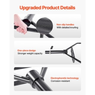 VEVOR Εξάγωνη Μπάρα Άρσης Βαρών για Καθίσματα, Ανασηκώσεις και Άρσε...