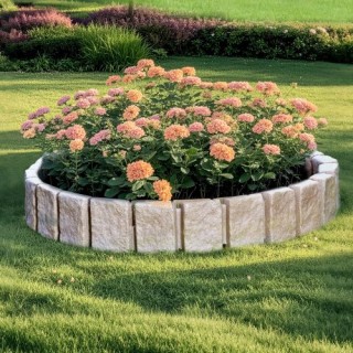 VEVOR Ψεύτικη Πέτρινη Περίφραξη Κήπου Ανθεκτική στο Ξεθώριασμα RZSP...