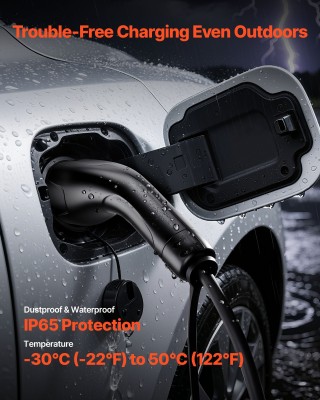 VEVOR Καλώδιο Προέκτασης Φορτιστή EV 10m, 16A | Τύπος 2, 11kW, IP65...