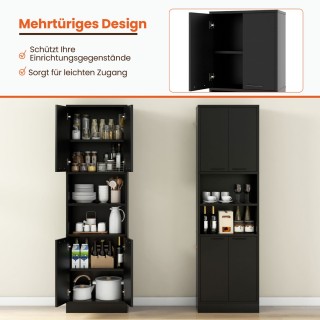 Ντουλάπι κουζίνας ύψους 190 εκ. με πόρτες για αποθήκευση 56 x 30 x ... Ντουλάπι κουζίνας ύψους 190 εκ. με πόρτες για αποθήκευση 56 x 30 x ...