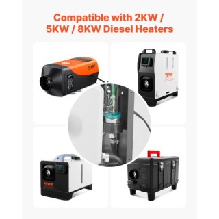 VEVOR Αντλία Καυσίμου Πετρελαίου 12V για Θερμαντήρες Αυτοκινήτου με...