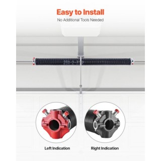 VEVOR Ζεύγος Ελατηρίων Συστροφής Γκαραζόπορτας 0.25 x 2 x 31 ίντσες... VEVOR Ζεύγος Ελατηρίων Συστροφής Γκαραζόπορτας 0.25 x 2 x 31 ίντσες...