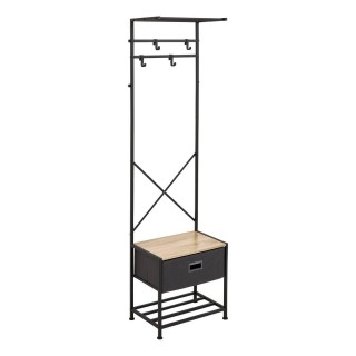 5Five Simply Smart Γκρι Ντουλάπα Tissa, με 4 Γαντζάκια και 1 Συρτάρ...